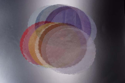 Assorted Colors Organza Scallop Netting 25pc/bag #61141