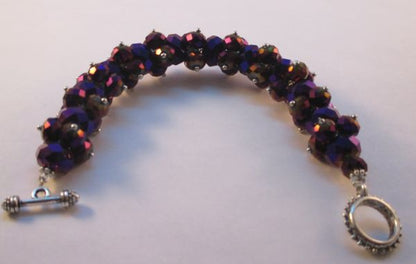 Women's Crystal Toggle Bracelet #DB002