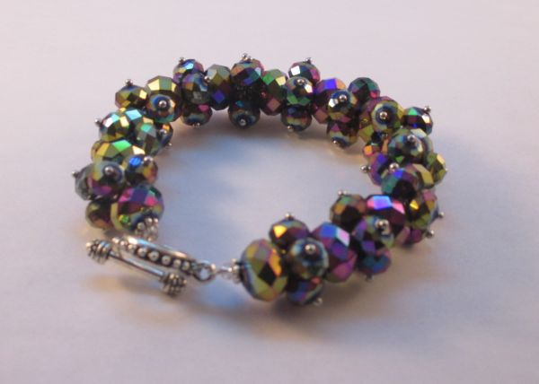 Women's Crystal Toggle Bracelet #DB002