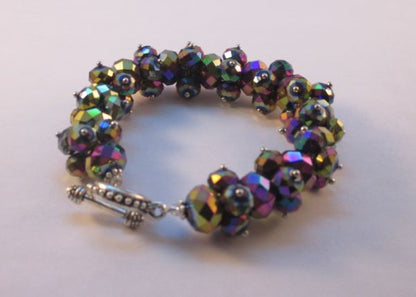 Women's Crystal Toggle Bracelet #DB002