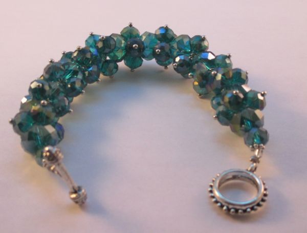 Women's Crystal Toggle Bracelet #DB002