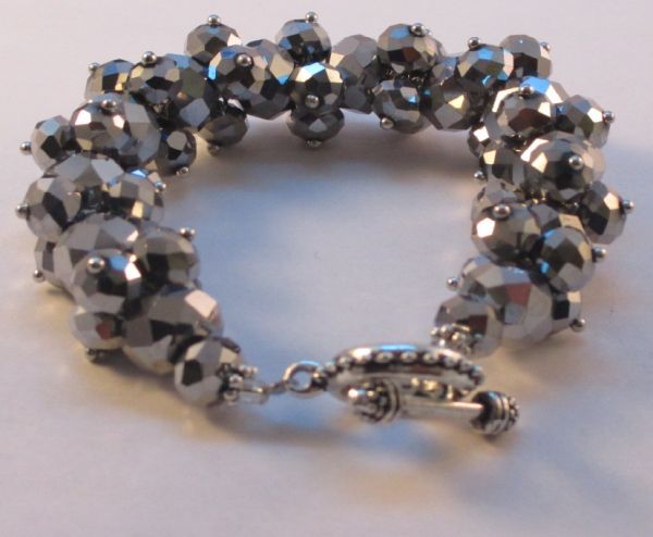 Women's Crystal Toggle Bracelet #DB002