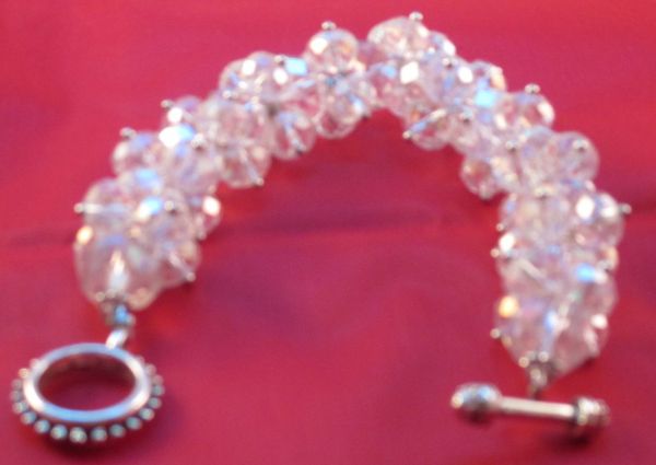 Women's Crystal Toggle Bracelet #DB002