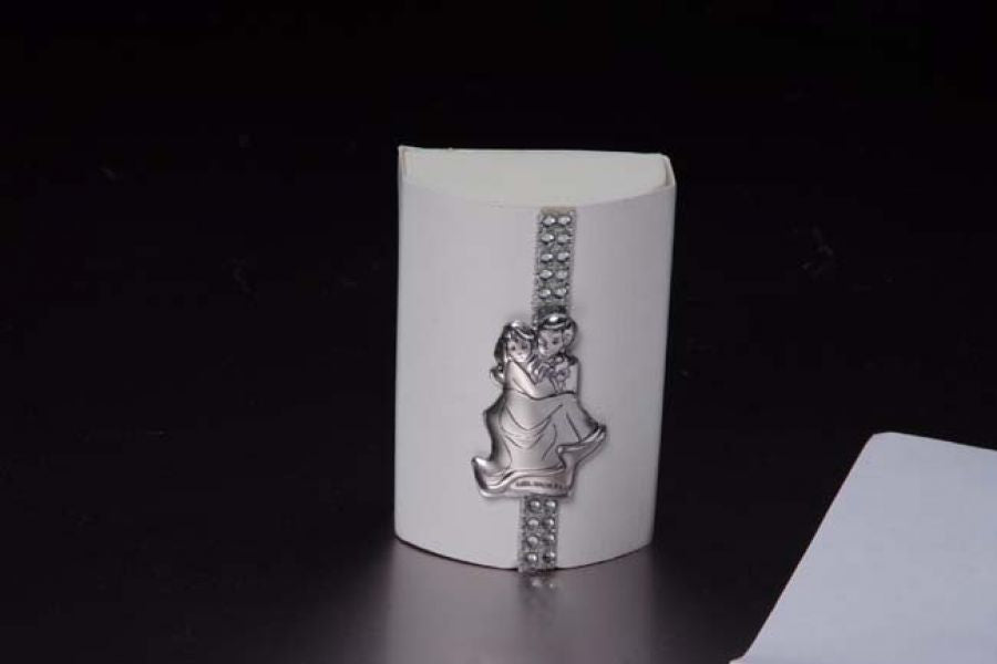 Italian 925 Argento Wedding Couple Confetti Holder #BCC10