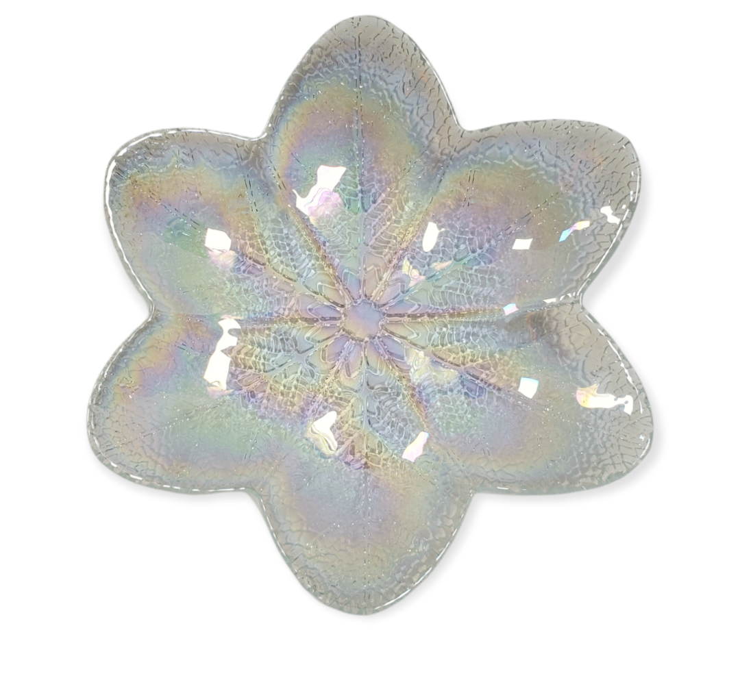 Debora Carlucci Murano Glass Daisy Candy Dish #JS1
