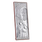 Retrato del Padre Pío W. Ícono italiano de plata 925 #1000