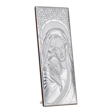Load image into Gallery viewer, Madonna w. Child Italian 925 Silver Argento Communion Icon #1010
