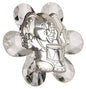Cristallo italiano 925 Argento Elefante con icona tamburo #12620