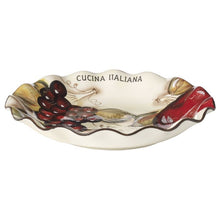 Cargar imagen en el visor de la galería, Cucina Italiana Plato de pasta festoneado de 13&#39; #1317/562
