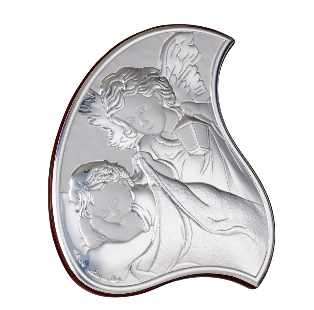 Guardian Angel Icon Italian 925 Silver Argento #1836