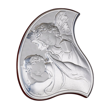 Guardian Angel Icon Italian 925 Silver Argento #1836