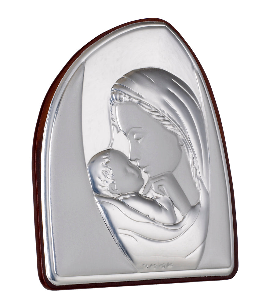 Madre e figlio 925 Argento Argento Comunione Icona #1940