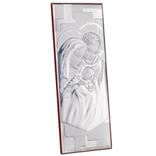 Load image into Gallery viewer, Holy Family Plaque W/ Italian 925 Silver Argento Icon #1955
