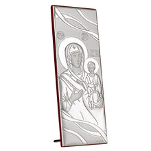 Cargar imagen en el visor de la galería, Italiano 925 Argento Plata Ortodoxo Madonna y Niño Icono #1958
