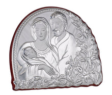 Load image into Gallery viewer, Holy Family Italian 925 Argento Religious Plaque #1965
