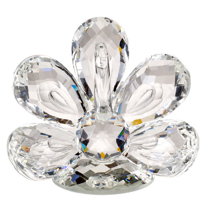 Figura de pavo real de cristal italiano n.º 2749