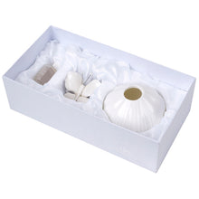 Load image into Gallery viewer, Italian Bone China Aromatherapy White Diffuser with Butterfly Top #3238
