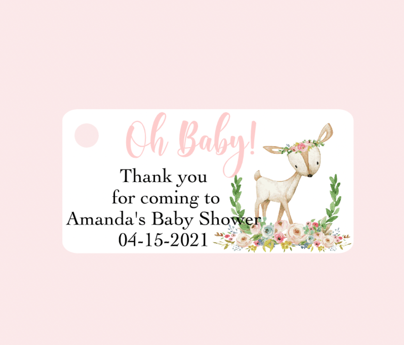 Baby Shower Bigliettini/Etiquetas MMBB-003