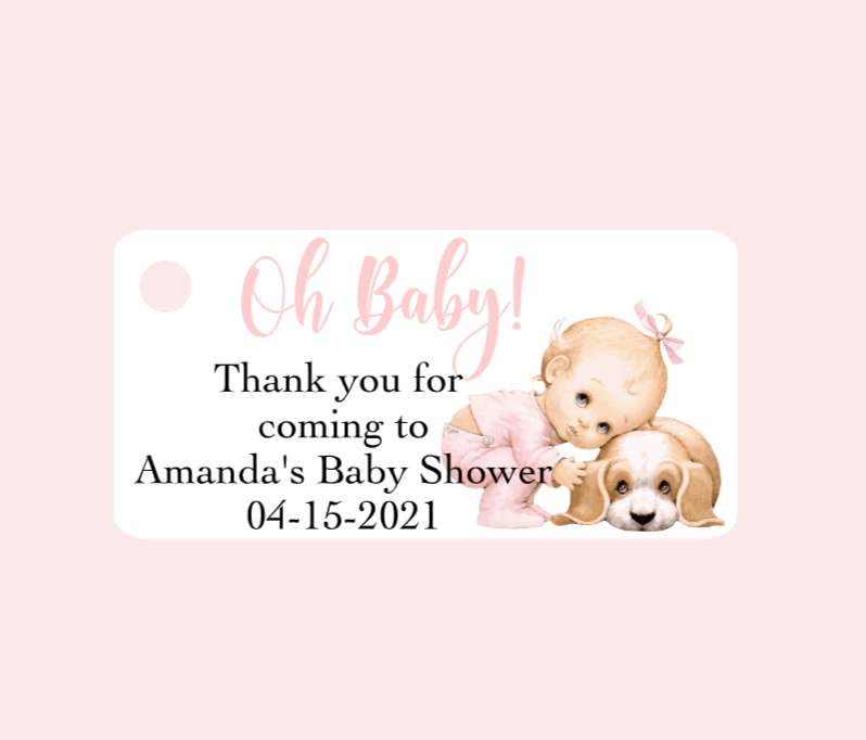 Baby Shower Bigliettini/ Tag MMBB-011