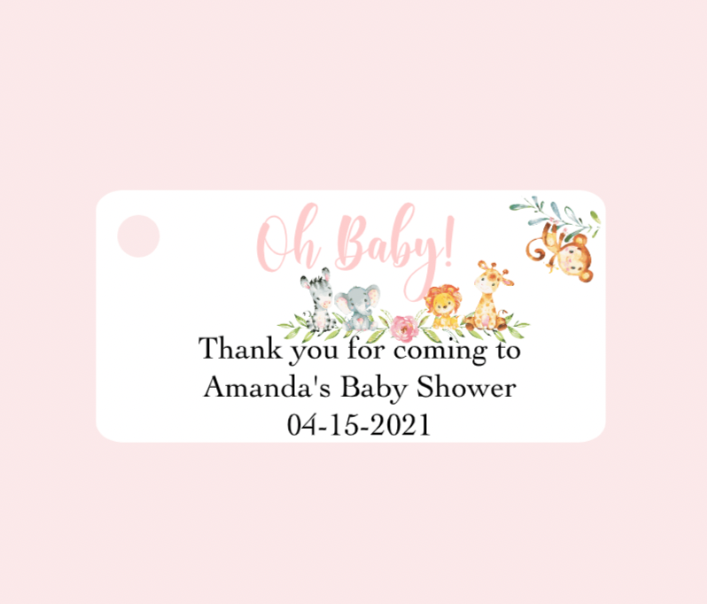 Baby Shower Bigliettini/Etiquetas MMBB-018