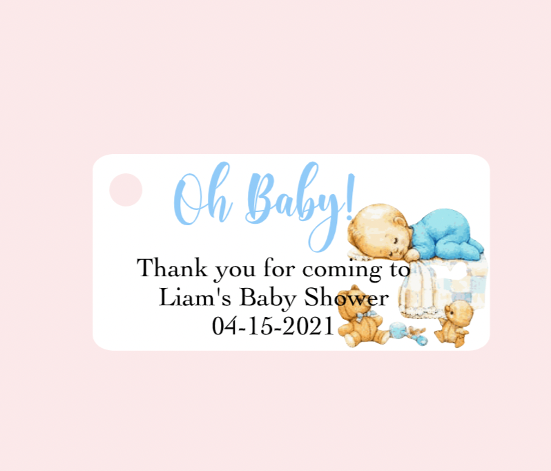 Baby Shower Bigliettini/ Tags MMBB-019