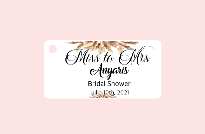 Bridal Shower Bigliettini / Tags MMBS-002
