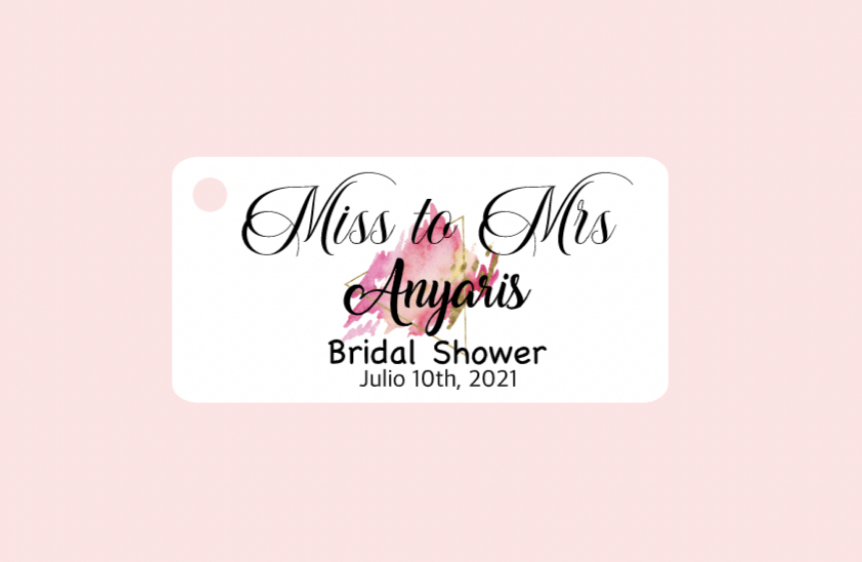 Bridal Shower Bigliettini / Tags MMBS-005