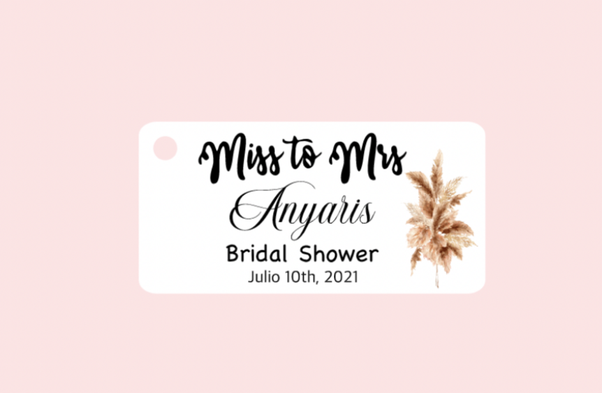 Bridal Shower Bigliettini / Tags MMBS-013