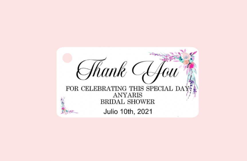 Bridal Shower Bigliettini / Tags MMBS-014