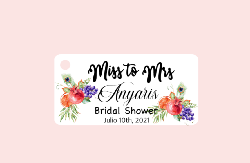 Bridal Shower Bigliettini / Tags MMBS-017