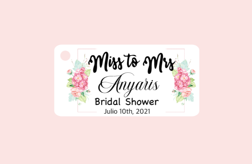 Bridal Shower Bigliettini / Tags MMBS-019