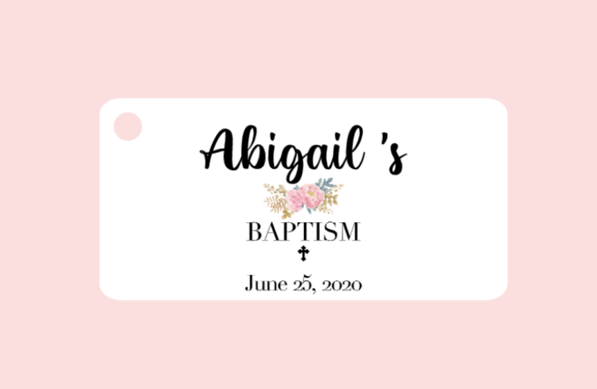 Christening Bigliettini/ Tags MMB-001