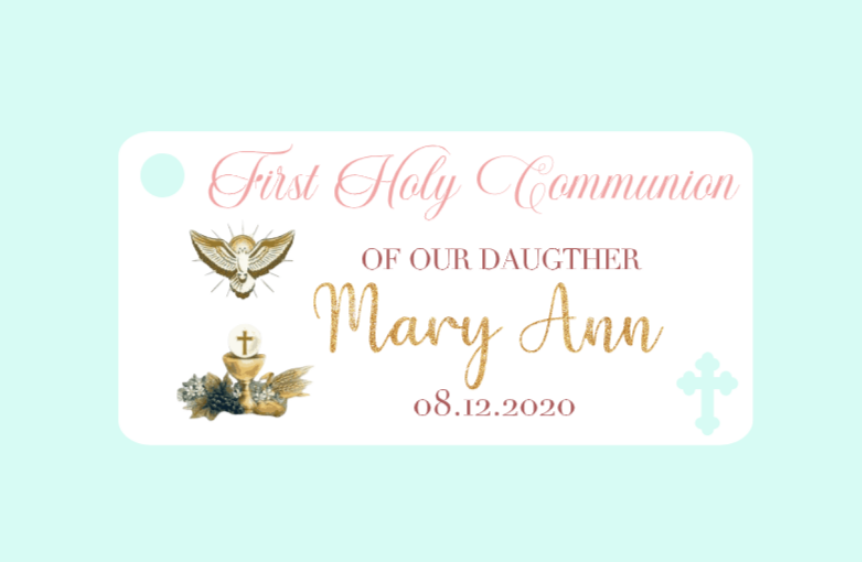 First Holy Communion Bigliettini/ Tags MMFC-007