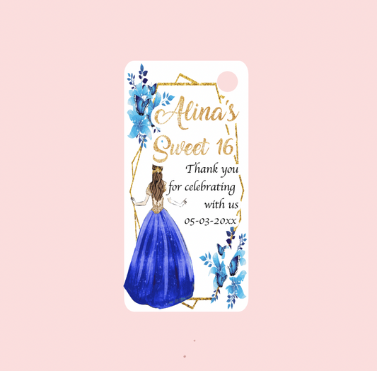 Dulces 16 y Quinceañera Bigliettini / Etiquetas MMSS-005