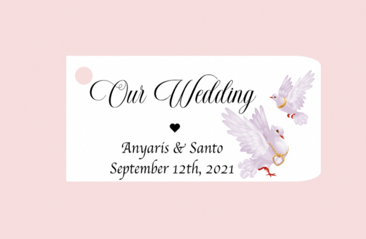 Favor de boda Bigliettini / Etiquetas MMW-013