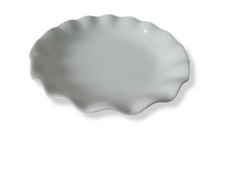Cargar imagen en el visor de la galería, Cucina Italiana Plato para pasta festoneado de 13&#39; Blanco #1317/W
