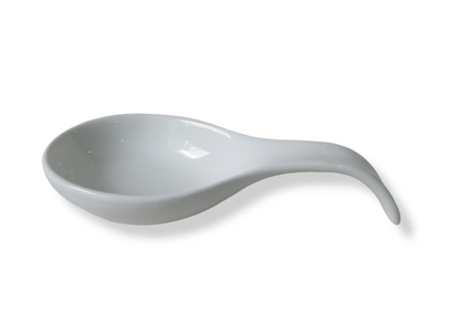 Cucina Italiana Cerámica Deep 9' Reposacucharas Blanco #0702-W 