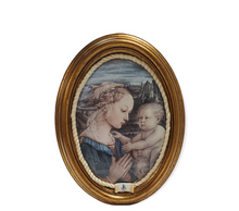 Cargar imagen en el visor de la galería, Placa de pared de la Virgen y el Niño de porcelana Favores de fiesta #4L089
