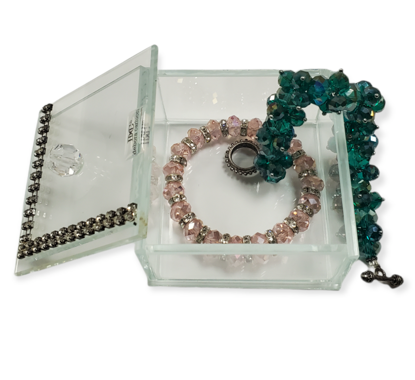 Trinket Jewelry Box Accented W. Swarovski Elements #30605