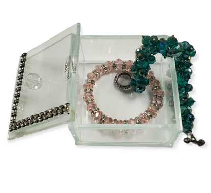 Trinket Jewelry Box Accented W. Swarovski Elements #30605