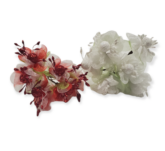 Fiore di coriandoli iridescente - 72pz/borsa RSA222
