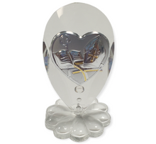 Load image into Gallery viewer, Confirmation Teardrop Icon in 925 Silver Argento on Italian Crystal Base #32790C
