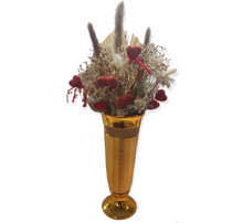 Load image into Gallery viewer, Debora Carlucci Gold Vase w Crystals #33153V
