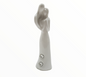 Figurilla de pareja de enamorados de porcelana blanca italiana n.° 130238
