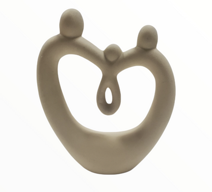 Italian Sand Family Figurine #DC3311