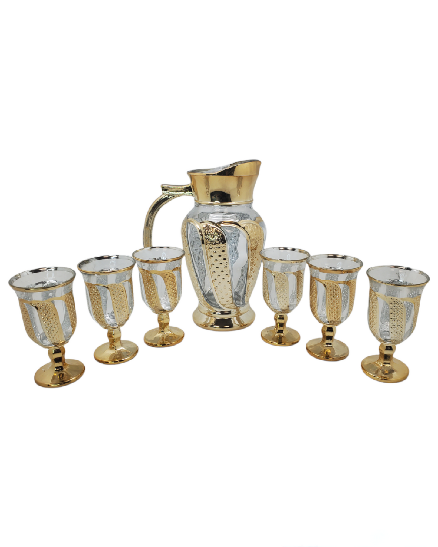 Juego de jarra y vaso de 7 piezas #JY444