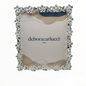 CORNICE FOTO DUBAI FIORE IN CRISTALLO BORDO ARGENTO 12 x 13 DC6175/ARG