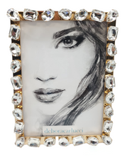 Load image into Gallery viewer, PARIGI PHOTO FRAME CRYSTAL GOLD TRIM 5.5 x 8       DC6187/ORO
