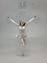 Carica l&#39;immagine nel visualizzatore di Gallery, Cristo in Croce Argento 925 e Croce di Cristallo #2637
