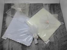 Load image into Gallery viewer, White/ Ivory Square Cut Organza 10&#39; Netting100pcs/bag #61441-SQ
